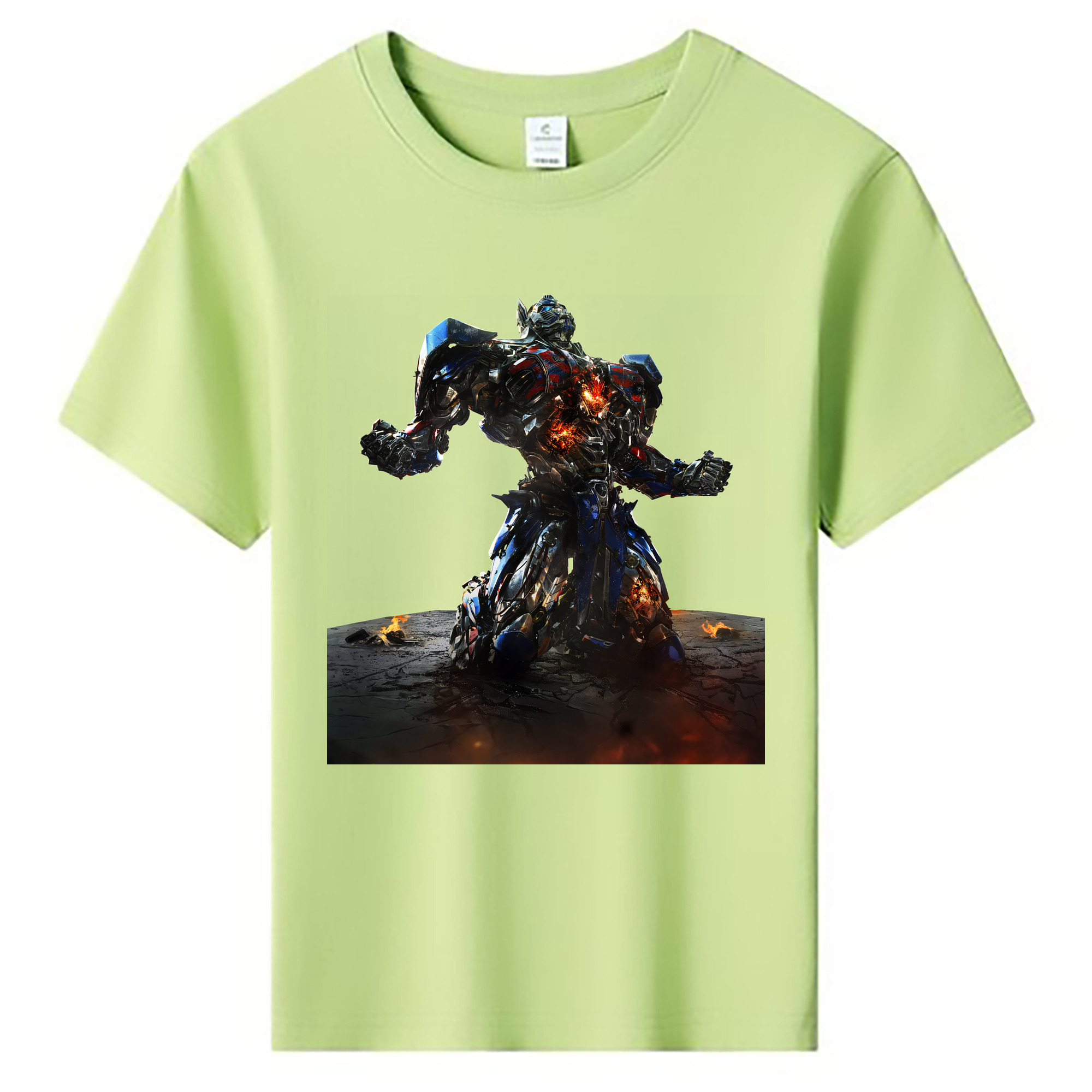 （画像用） Transformers トランスフォーマー 綿100％キッズTシャツ（フロントプリント）